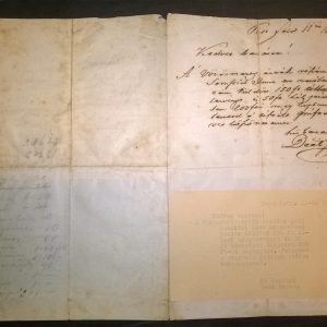 Deák Ferenc köszönőlevele gróf Somssich Imréhez Deák Ferenc köszönőlevele gróf Somssich Imréhez