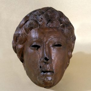 Római katonai álarc, Bronz katonai díszálarc a római korból
